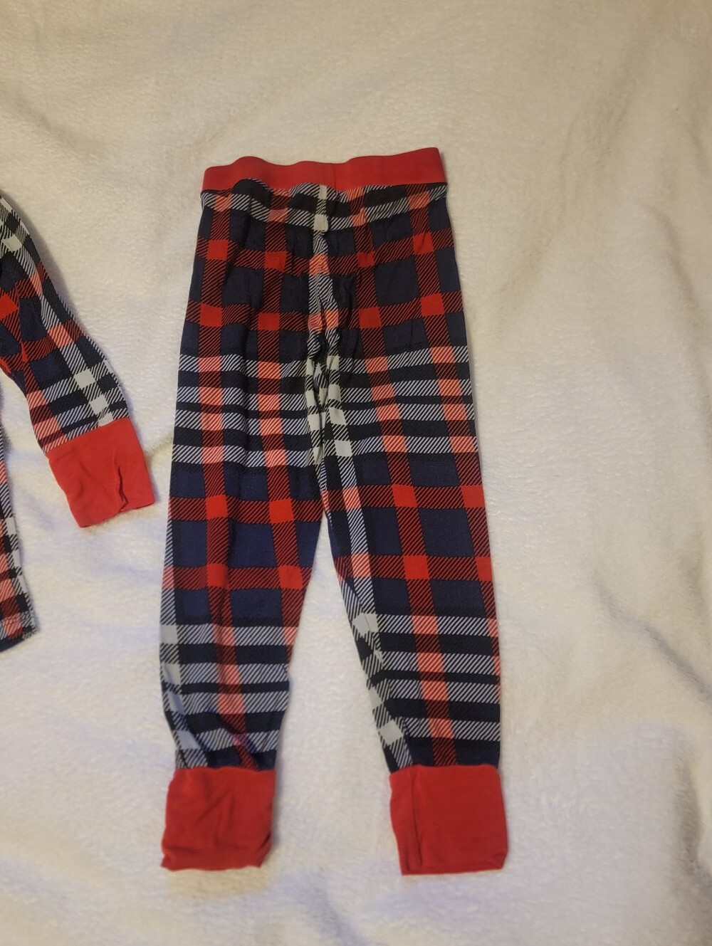 Bums & Roses Plaid "Checkmate" Print Bamboo 2 Piece Pajama Set - Picture 8 of 8